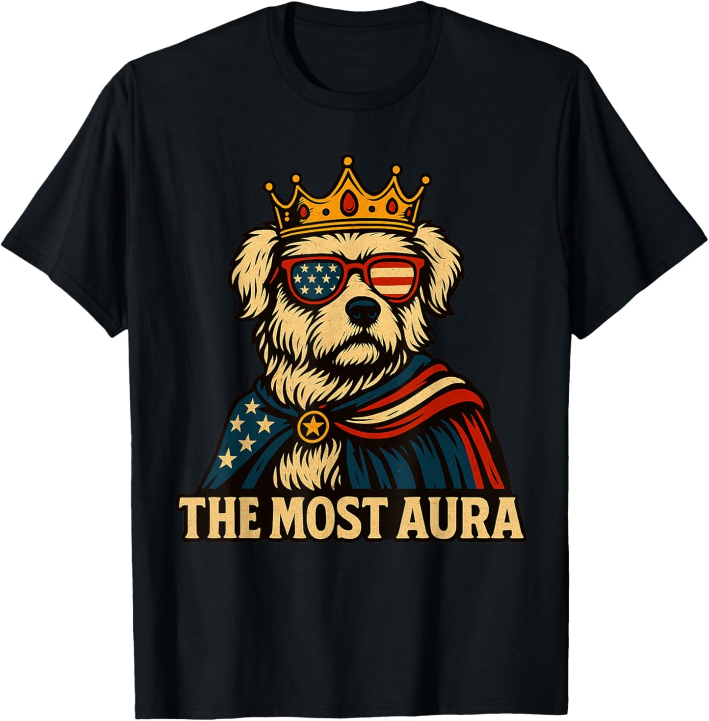 The Most Aura, Charles the King of Dogs T-Shirt