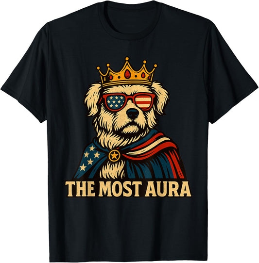 The Most Aura, Charles the King of Dogs T-Shirt