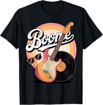 Boone Personalized Name Vintage Retro Girls Woman Man T-Shirt