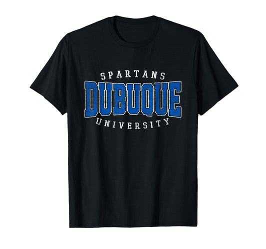 Retro Dubuque Arch Athletic Vintage Sports Tee for Men Women T-Shirt