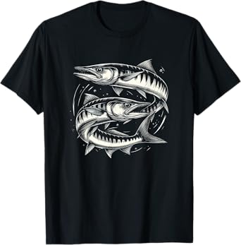 Barracuda Fish Graphic Art Design For Women And Men T-Shirt
