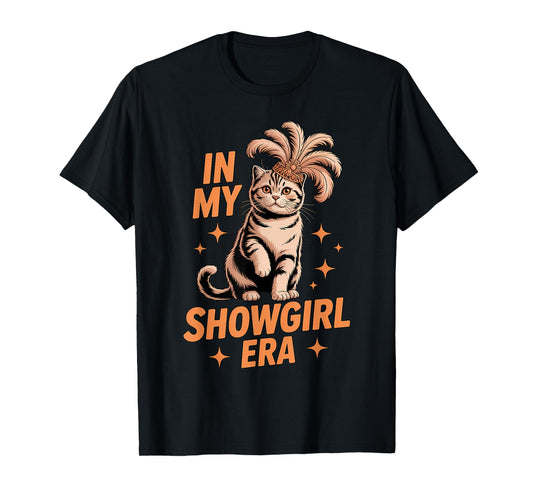 Show Girl Era Cat Graphic Outfit for Women Girls T-Shirt