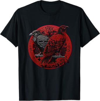 Scandinavian Odin Ravens T-Shirt