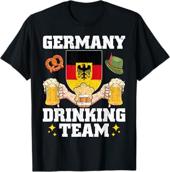 Germany Drinking Team Oktoberfest Festival Beer Drinker T-Shirt