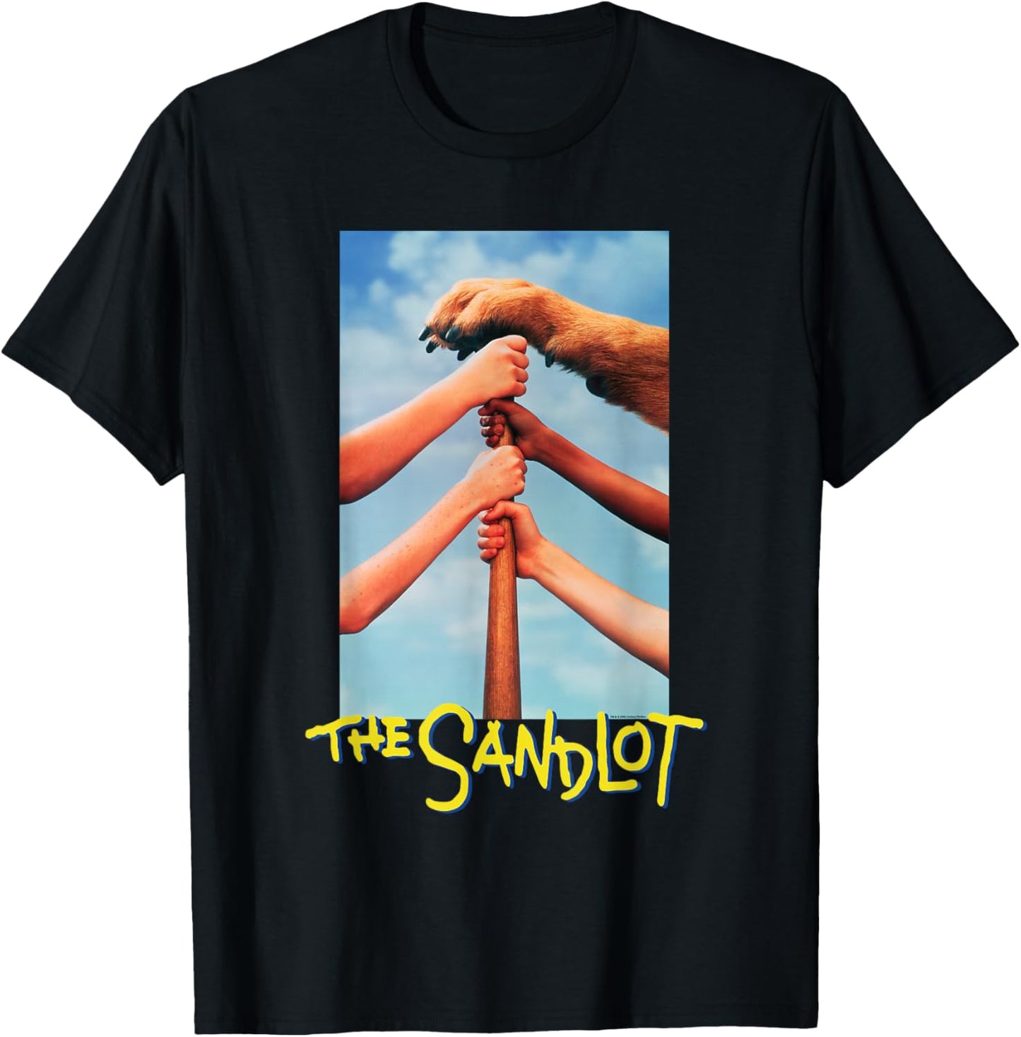 The Sandlot Baseball Bat Official 1993 Movie Poster Art T-Shirt