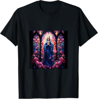Blessed Virgin Mary Jesus Christian T-Shirt