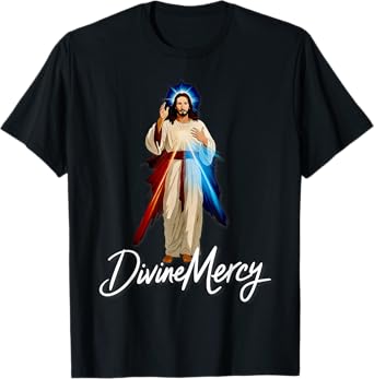 Jesus I Trust In You Divine Mercy Catholic T-Shirt