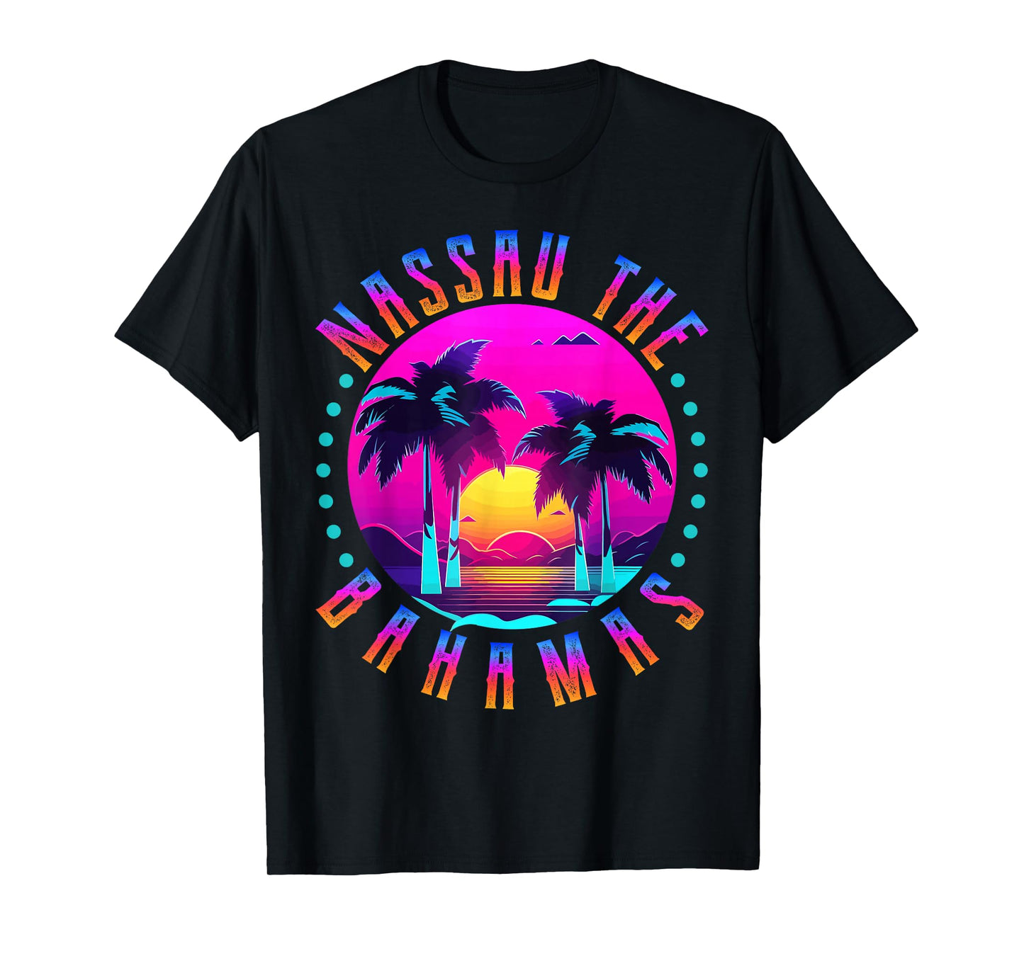 Nassau Bahamas Shirt Palm Trees Bahamas Souvenirs Bahamas T-Shirt
