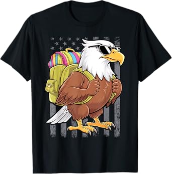 Funny Eagle First Day of School Teacher Back to School Eagle T-Shirt