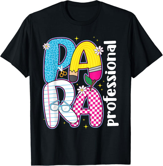 Paraprofessional Back To School Para Squad Special Education T-Shirt