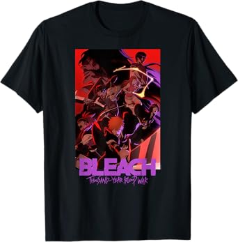 BLEACH: Thousand Year Blood War Colorful Show Poster Anime T-Shirt