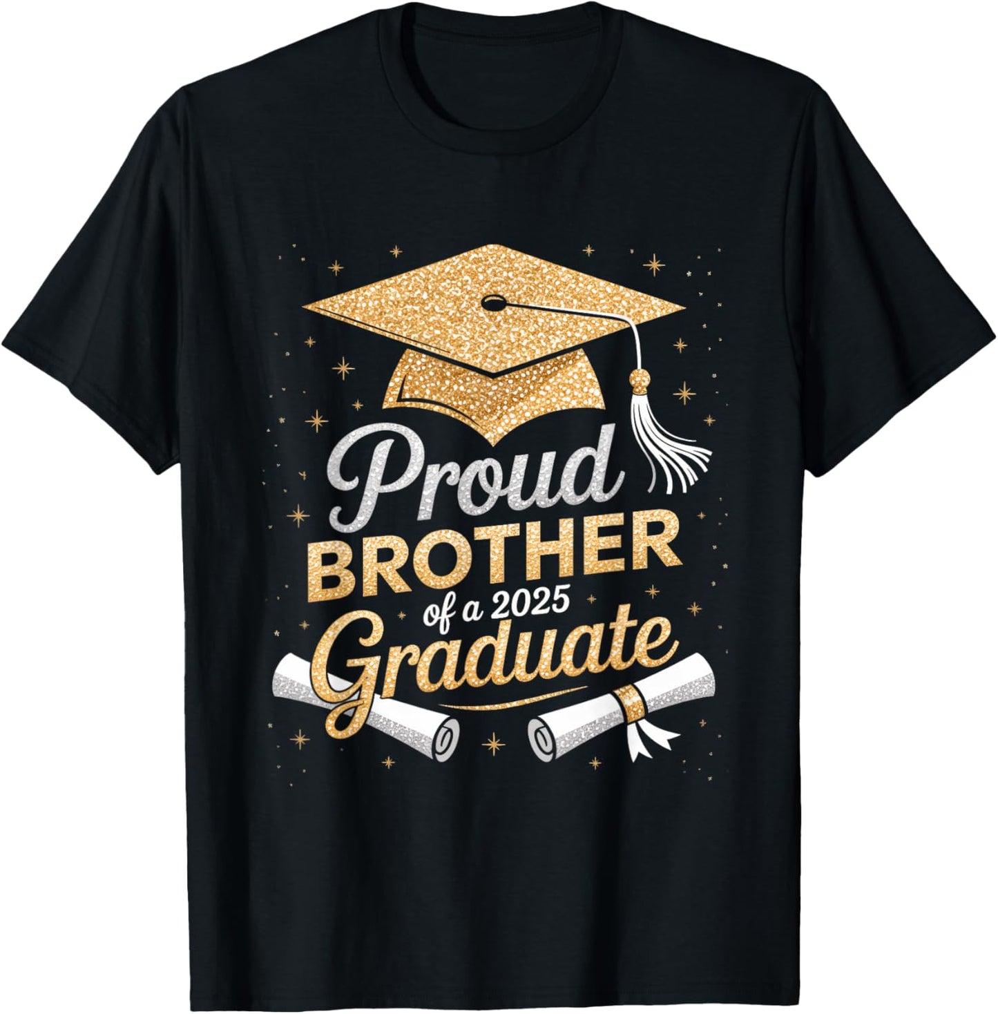 Proud Brother of A 2025 Graduate Brother Graduation 2025 T-Shirt