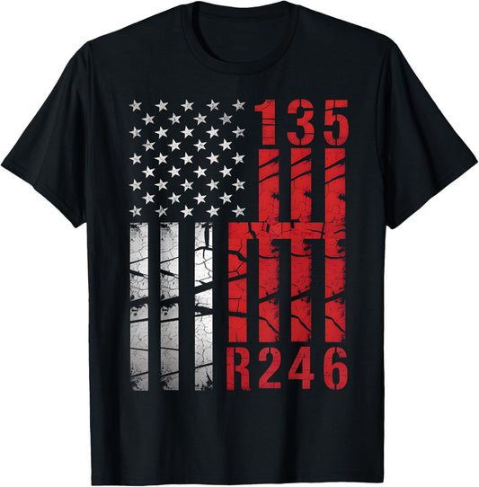 Stick Shift American Flag Muscle Car 6 Gears Mechanic T-shirt