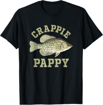 Funny Ice Fishing Crappie Pappy T-Shirt