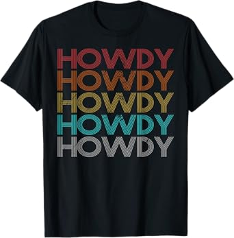 Retro Vintage Howdy T-Shirt