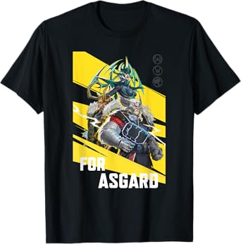 Marvel Rivals For Asgard Thor Loki & Hela Poster T-Shirt