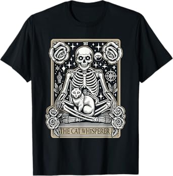 Tarot Card Emo Gothic - Occult The Cat Whisperer T-Shirt