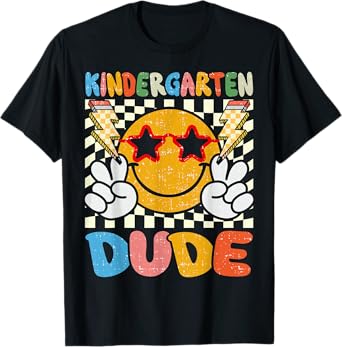Kids First Day Kindergarten Back to School Kindergarten Dude T-Shirt