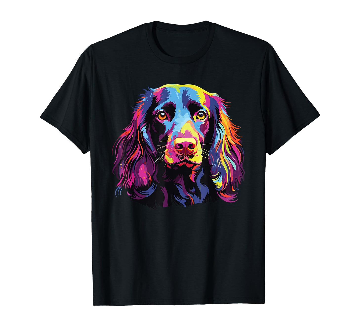 Watercolor Colorful Boykin Spaniel Dogs T-Shirt