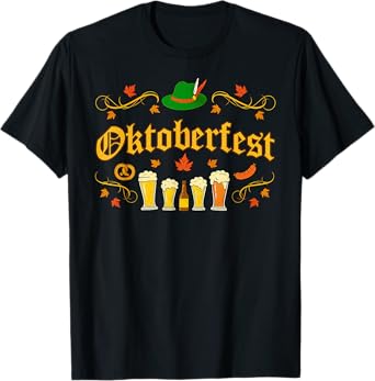Vintage Oktoberfest Fall Men Women German Festival Prost T-Shirt