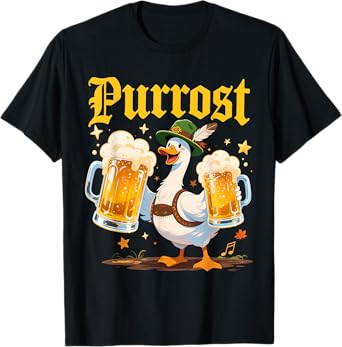 Purrost Goose Oktoberfest Beer Festival Gift T-Shirt