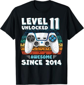 11 Year Old BDay Decorations Son Boy 11yr 2014 11th Birthday T-Shirt
