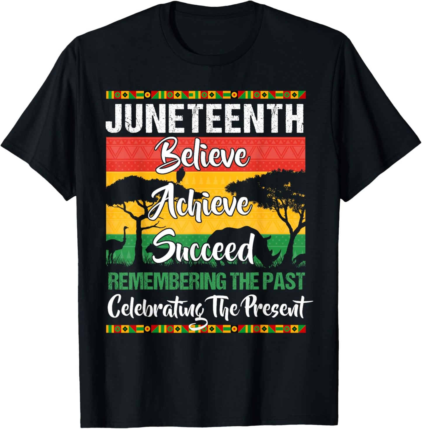 Juneteenth Is My Independence Day African 1865 Freedom Day T-Shirt, Small, Black