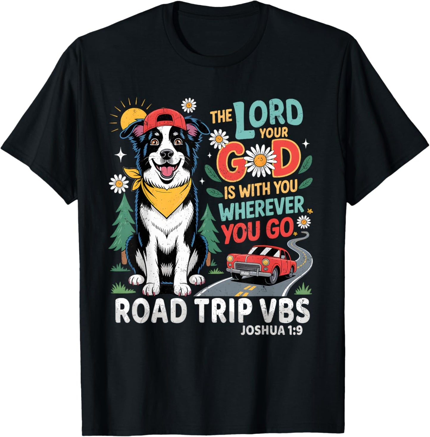 Road Trip VBS 2025 Christian Dog Bible Theme T-Shirt