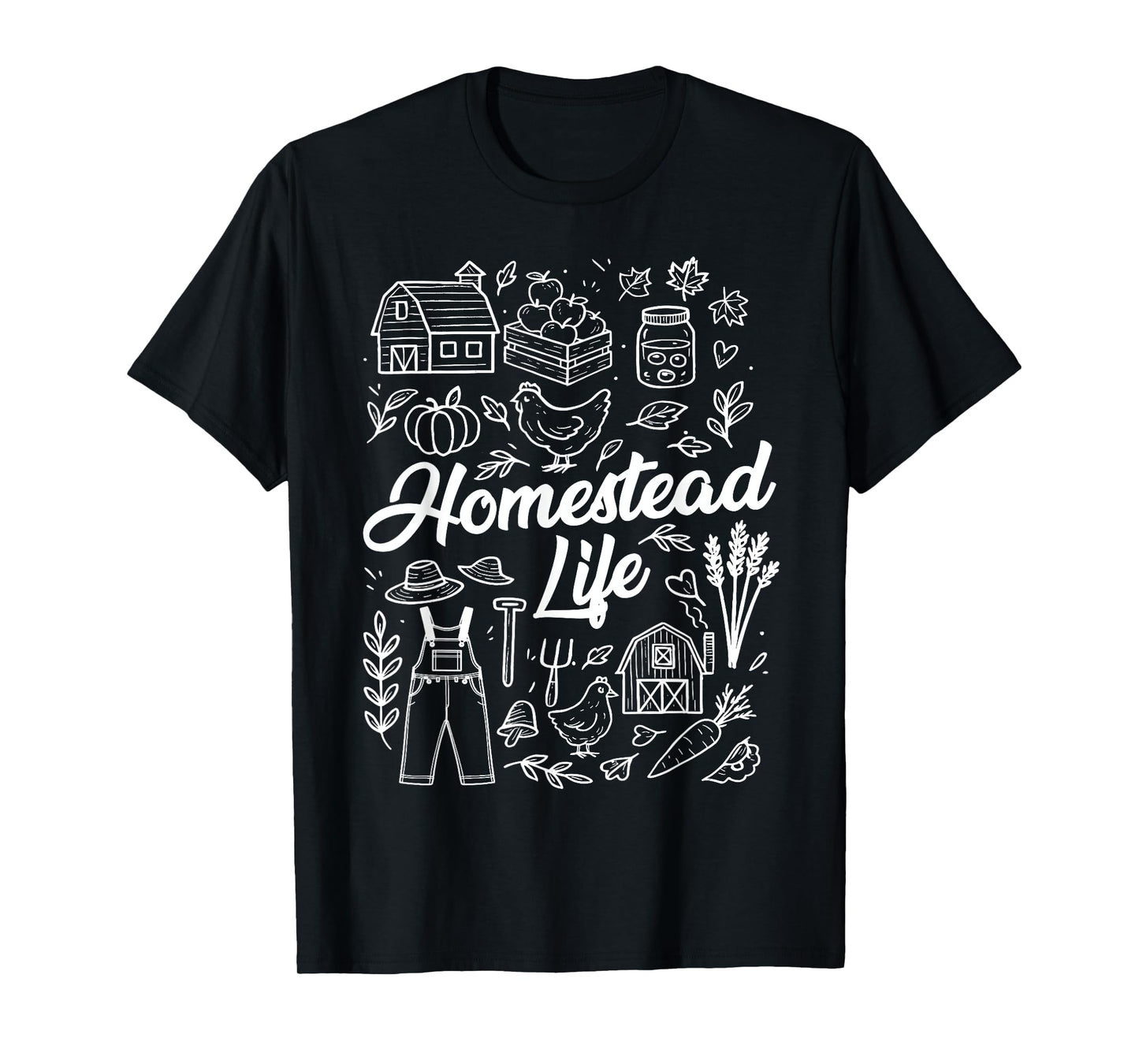 Homestead Mom Farmer Homegrown Crunchy Mama Homestead Life T-Shirt