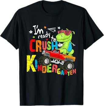 I'm Ready To Crush Kindergarten Dinosaur Back To School Kids T-Shirt