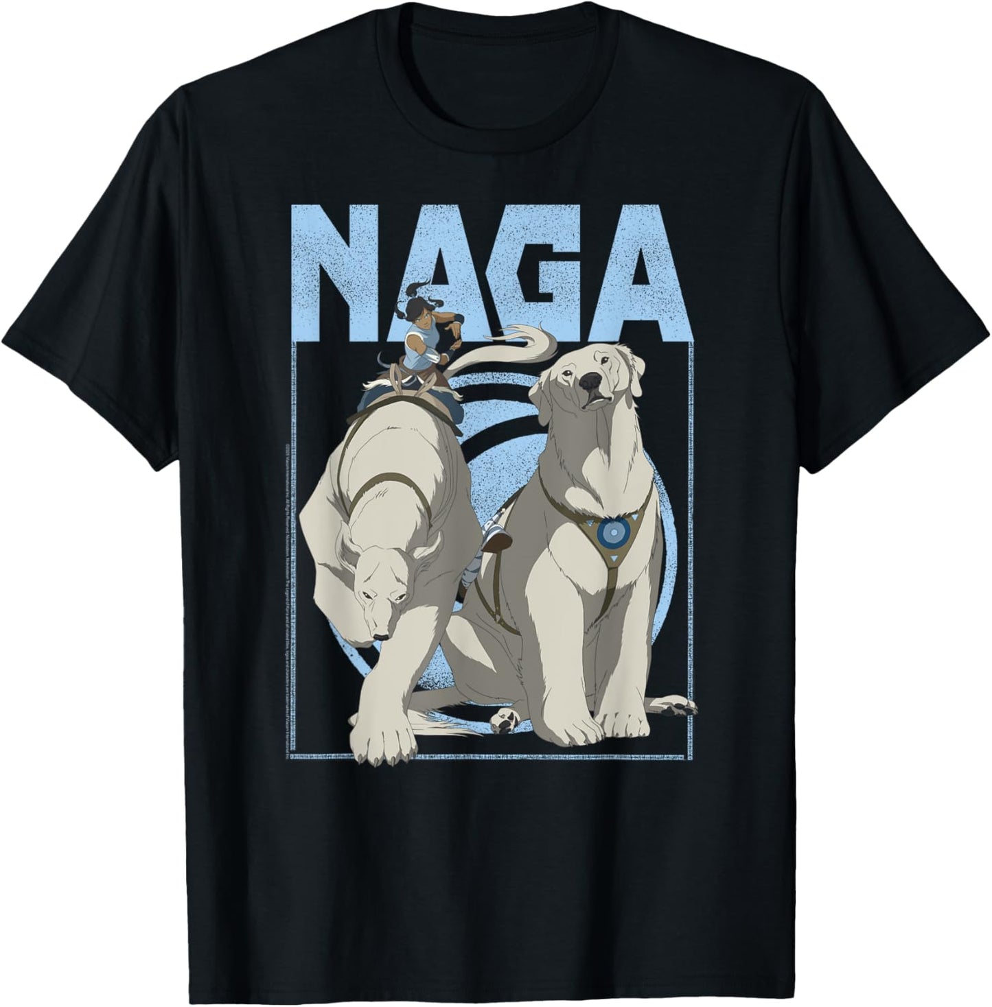 Legend of Korra Sitting Naga Anime T-Shirt