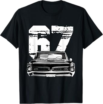 1967 67 GTO Classic Car Old School Muscle Car T-Shirt