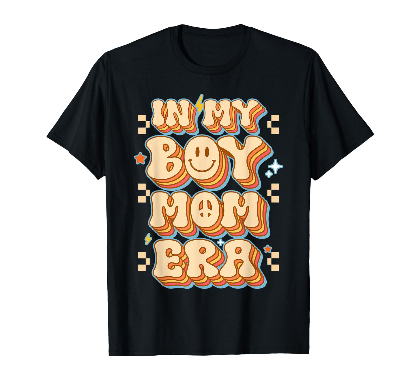 In My Boy Mom Era Retro Shirt Mother's Day Gift T-Shirt