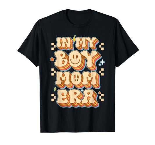 In My Boy Mom Era Retro Shirt Mother's Day Gift T-Shirt