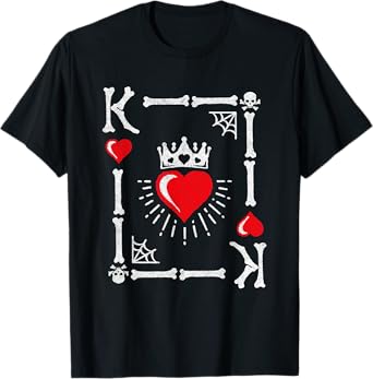 King of Hearts Card Costume - Halloween King of Hearts T-Shirt