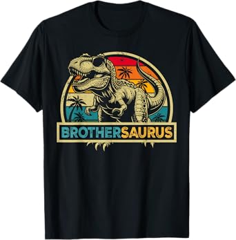 Brothersaurus T Rex Dinosaur Brother Saurus Family Matching T-Shirt