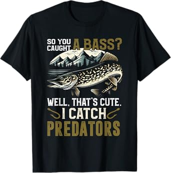Northern Pike Fishing T-Shirt