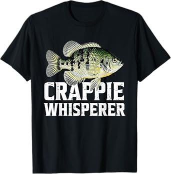 Funny Fishing Shirt Crappie Whisperer Crappie Fishing T-Shirt