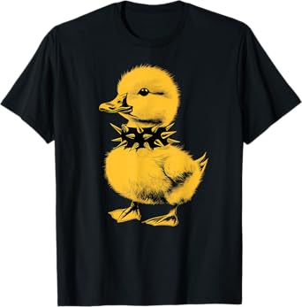 Rocker Duck Punk Metal Rock and Roll Music Toddler Kids Boys T-Shirt