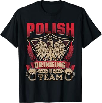 Dyngus Day Polish Beer Poland Pride Falcon Eagle Drinking T-Shirt