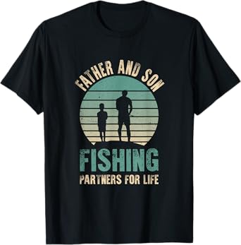 Father And Son Matching Fishing Outfit Family T-Shirt