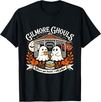 Gilmore Cozy Ghouls Ghost Parody Halloween Fall for Gilmore T-Shirt