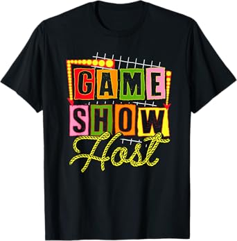 Board Game Lover Trivia Game Night Funny Game Show Host T-Shirt