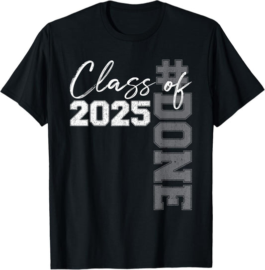 Class Of 2025 Graduation Shirts for Him Her Family Women Men T-Shirt