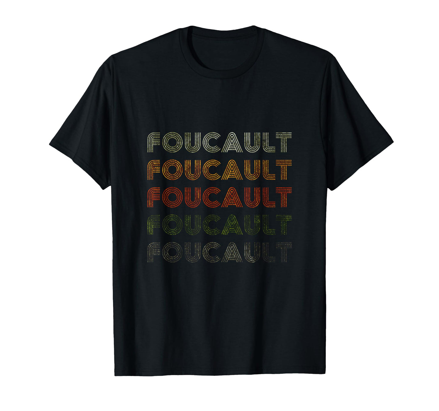Love Heart Foucault Tee Grunge Vintage Style Black Foucault T-Shirt