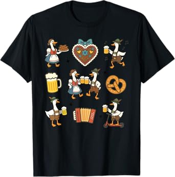 Oktoberfest Beer Lover Drinking German Prost You Silly Goose T-Shirt