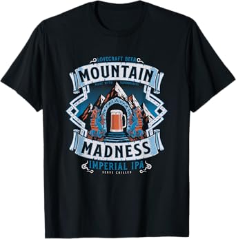 Mountain of Madness - A Vintage Distressed Horror Lovecraft T-Shirt