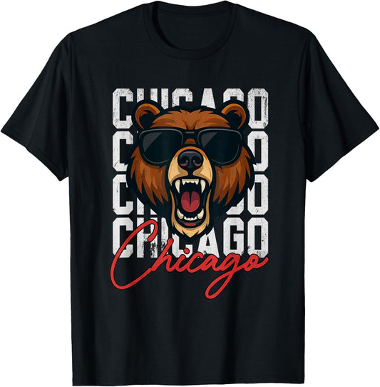 Classic Cub Last Name Distressed Evergreen Vintage Stripes T-Shirt