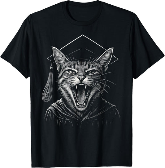 Cat Graduation Gown Funny Cat Class of T-Shirt