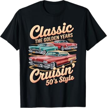 Vintage 50s Car Tee Classic Muscle Car Gifts for Men & Women T-Shirt
